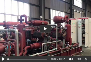 MW-15.2/(0.05-0.15)-40bog壓縮機(jī)試車現(xiàn)場(chǎng)